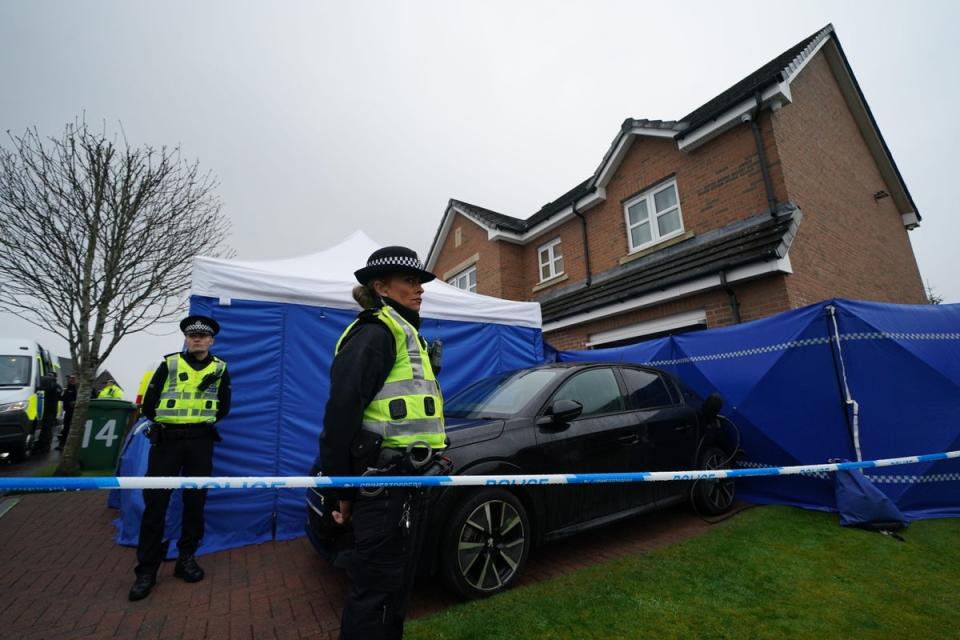 The couple’s home was searched last year (Andrew Milligan/PA) (PA Wire)