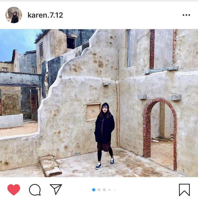 「沙美老街特色建築」讓人有種秒到異國的感覺。   圖：翻攝自instagram karen.7.12／開放權限