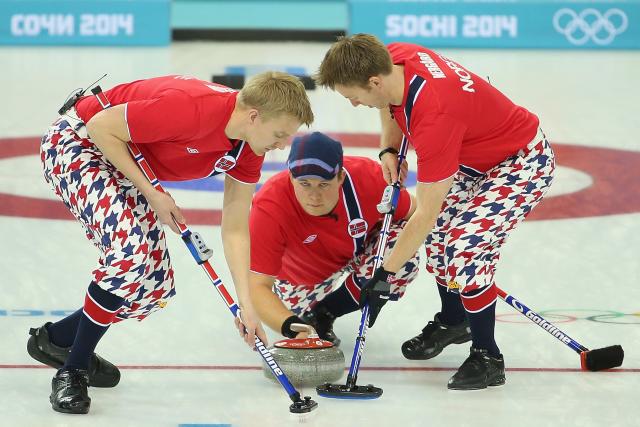Want to buy the Norway curling team's colorful pants? They'll cost you $110  - Yahoo Sports