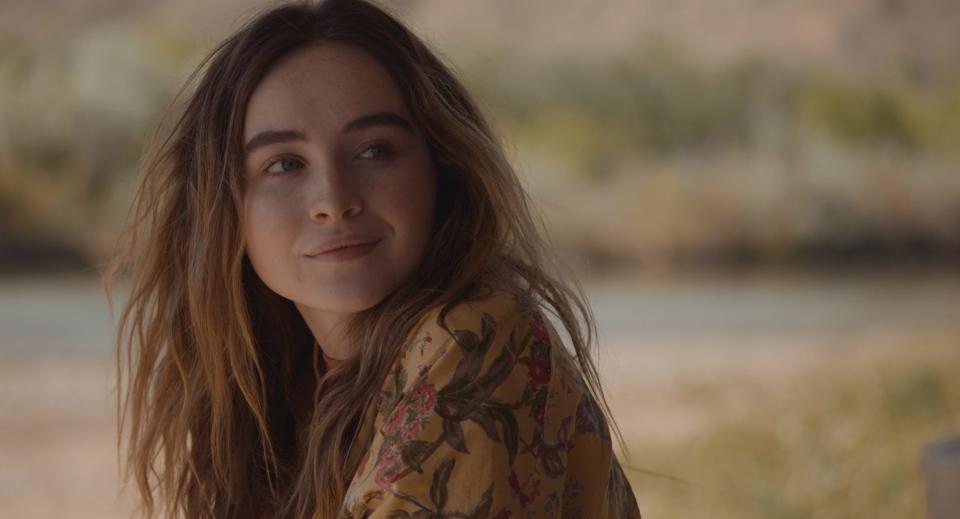 Sabrina Carpenter plays a nomadic teen girl who heads to New Mexico to meet the mother she never knew in the coming-of-age drama "The Short History of the Long Road."