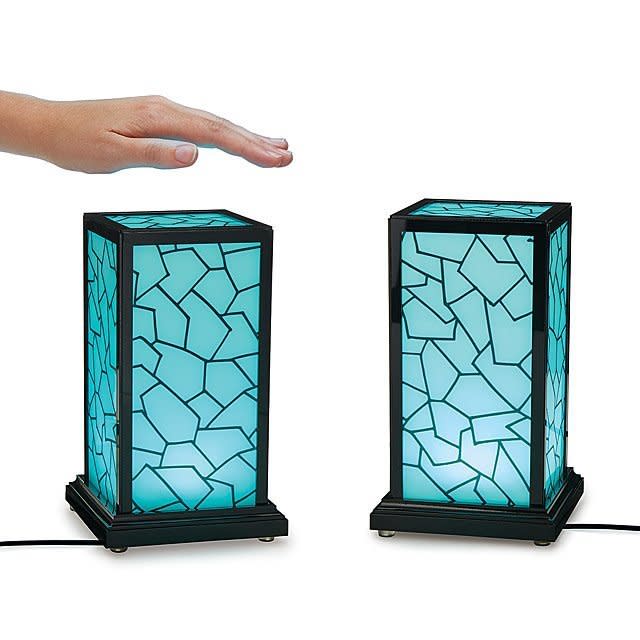 With <strong><a href="https://www.uncommongoods.com/product/long-distance-friendship-lamp" target="_blank" rel="noopener noreferrer">this set of touch lamps</a></strong>, you can send your parent, grandparent, BFF, cousin, or any other loved one well wishes through light. Simply connect your lamp via Wi-Fi and send the other one to your giftee. Now, your connection is only a mere touch away.