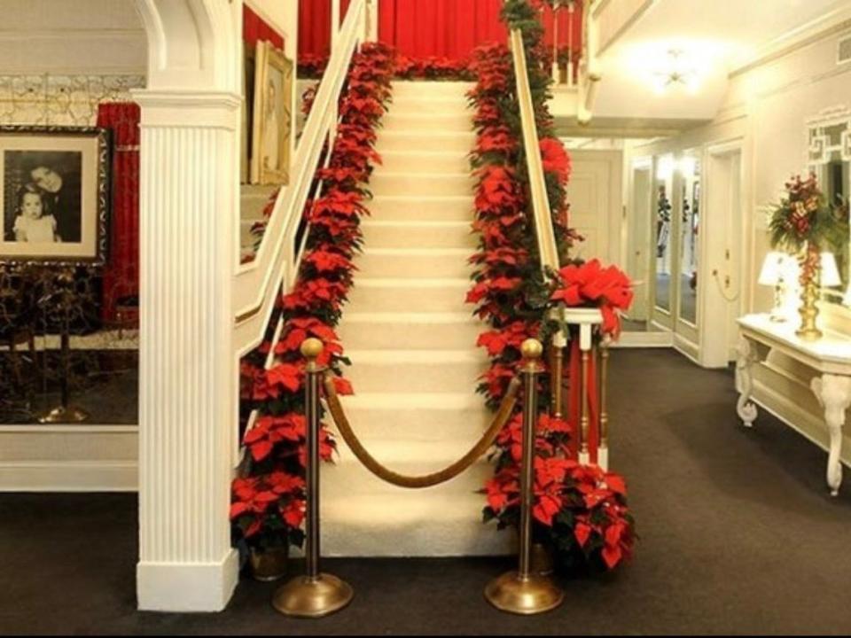 One of the staircases in Graceland