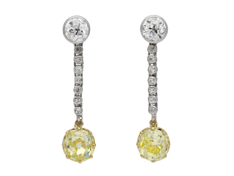 <p><a href="https://www.sothebys.com/en/buy/pdp/luxury/jewelry/earring/drop/_white-gold-gold-and-platinum-1.07ct-old-mine-fancy-yellow-diamond-drop-earrings" rel="nofollow noopener" target="_blank" data-ylk="slk:Shop Now;elm:context_link;itc:0;sec:content-canvas" class="link ">Shop Now</a></p><p>Sotheby's</p><p>sothebys.com</p><p>$43710.00</p>