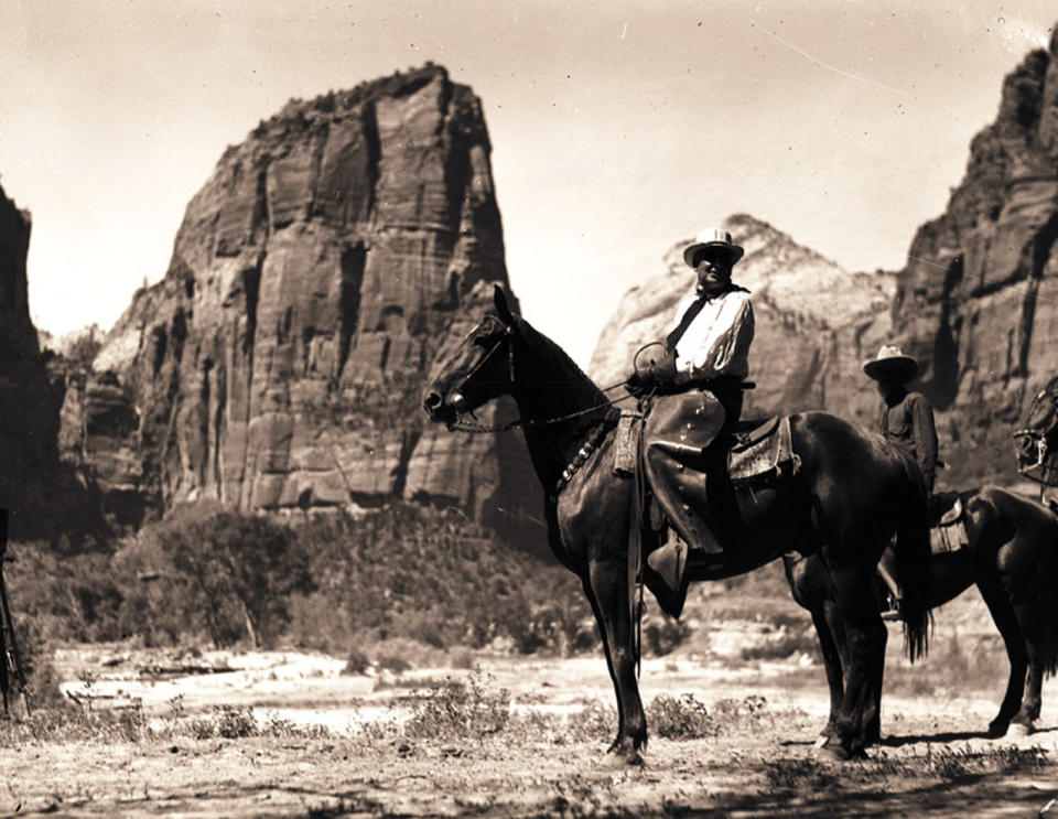 President Warren G. Harding at Zion National Park on June 27, 1923. | Ron Fox