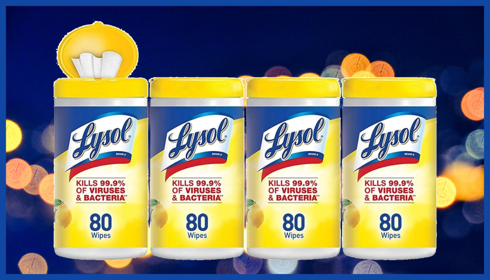 Now's your chance to stock up on Lysol Disinfecting Wipes. (Photo: Amazon)