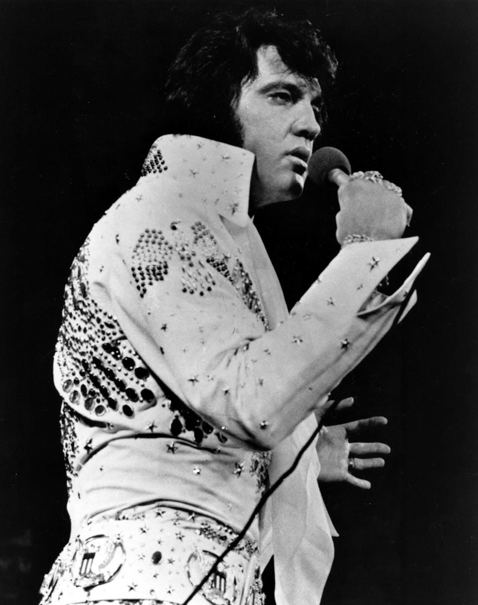 Elvis Presley performed at Cincinnati Gardens on Nov. 11, 1971.