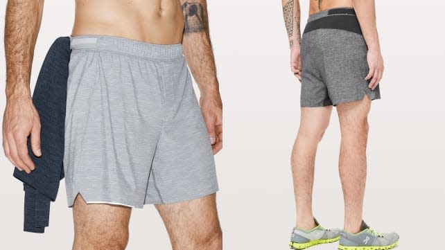 These unlined shorts are perfect for a light jog.