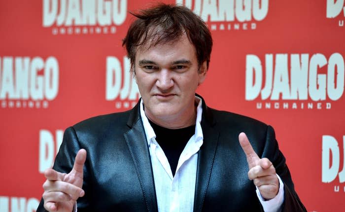 Quentin Tarantino poses during the photo-call for "Django Unchained" in Rome