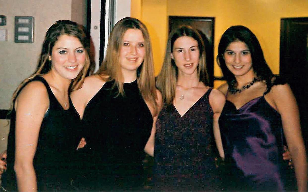 The Carrie Generation: Naomi, far right, and her friends and fellow SATC fans in their university days - Courtesy of Naomi Greenaway