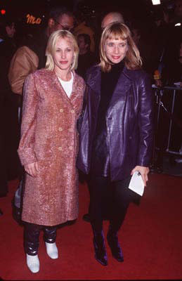 Patricia Arquette and Rosanna Arquette at the Westwood premiere of Miramax's Jackie Brown