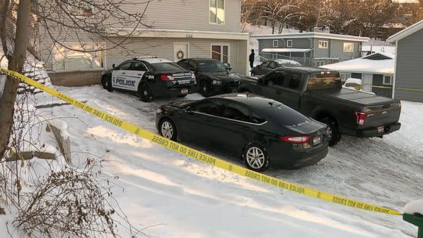 PHOTO: Police start removing belongings from the Moscow, Idaho, house where four University of Idaho students were killed. (KXLY)