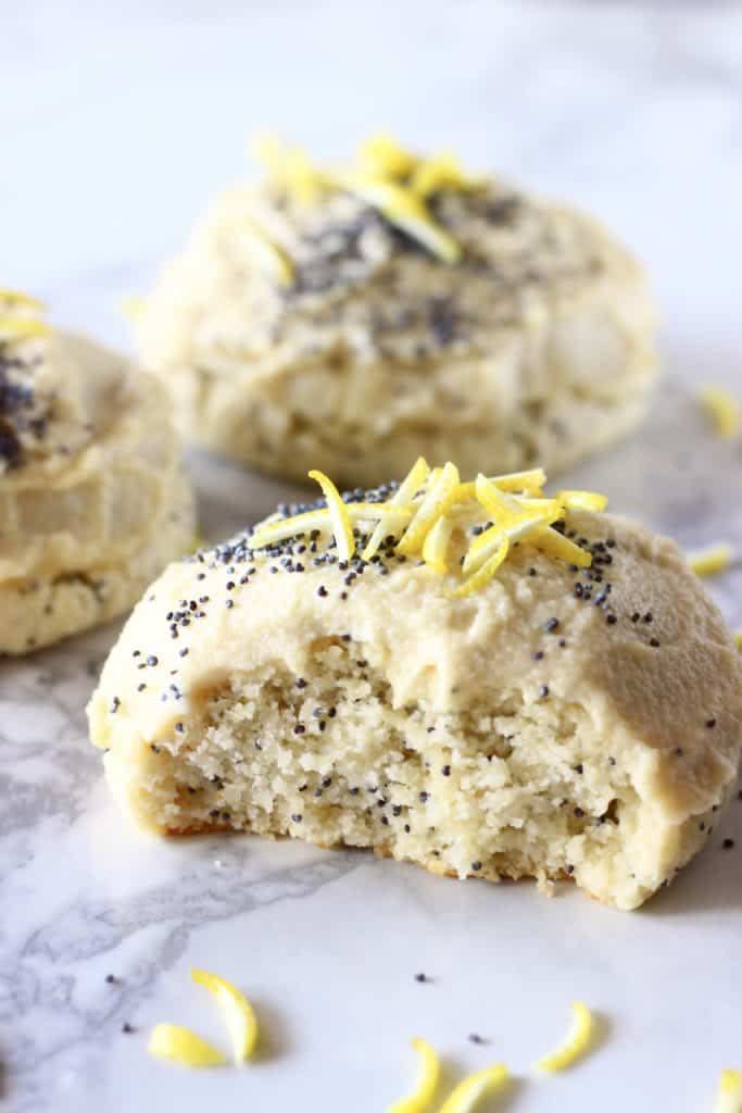 Gluten-Free Vegan Lemon Poppy Seed Cookies