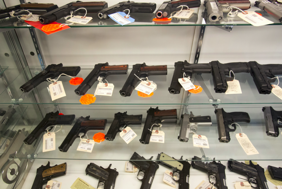 <em>Gun crime went up by a fifth, to 6,694 recorded offences (Rex)</em>