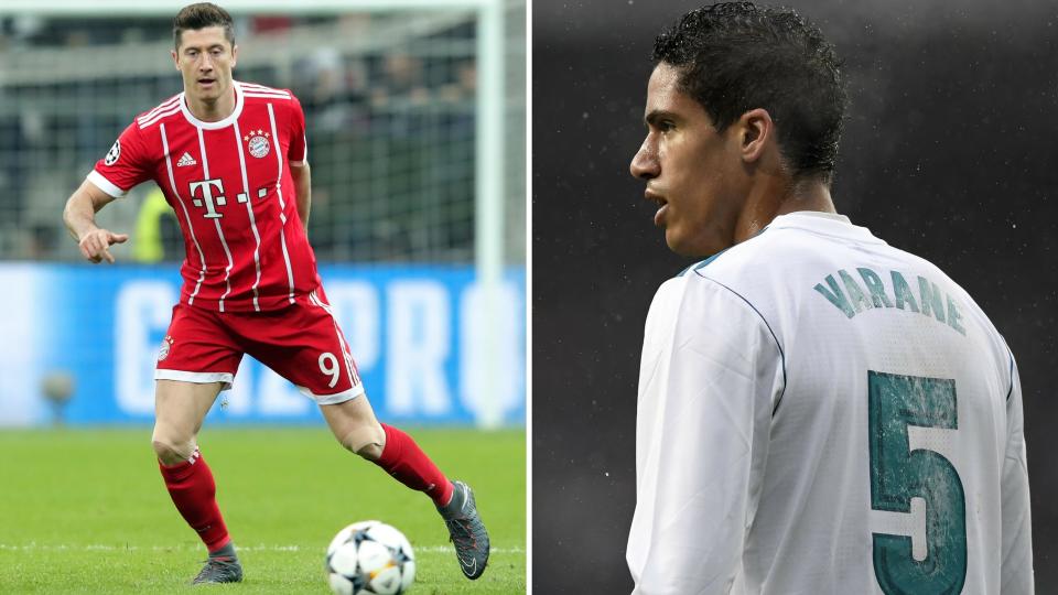 Lewandowski and Varane will probably never be team mates – or they might be