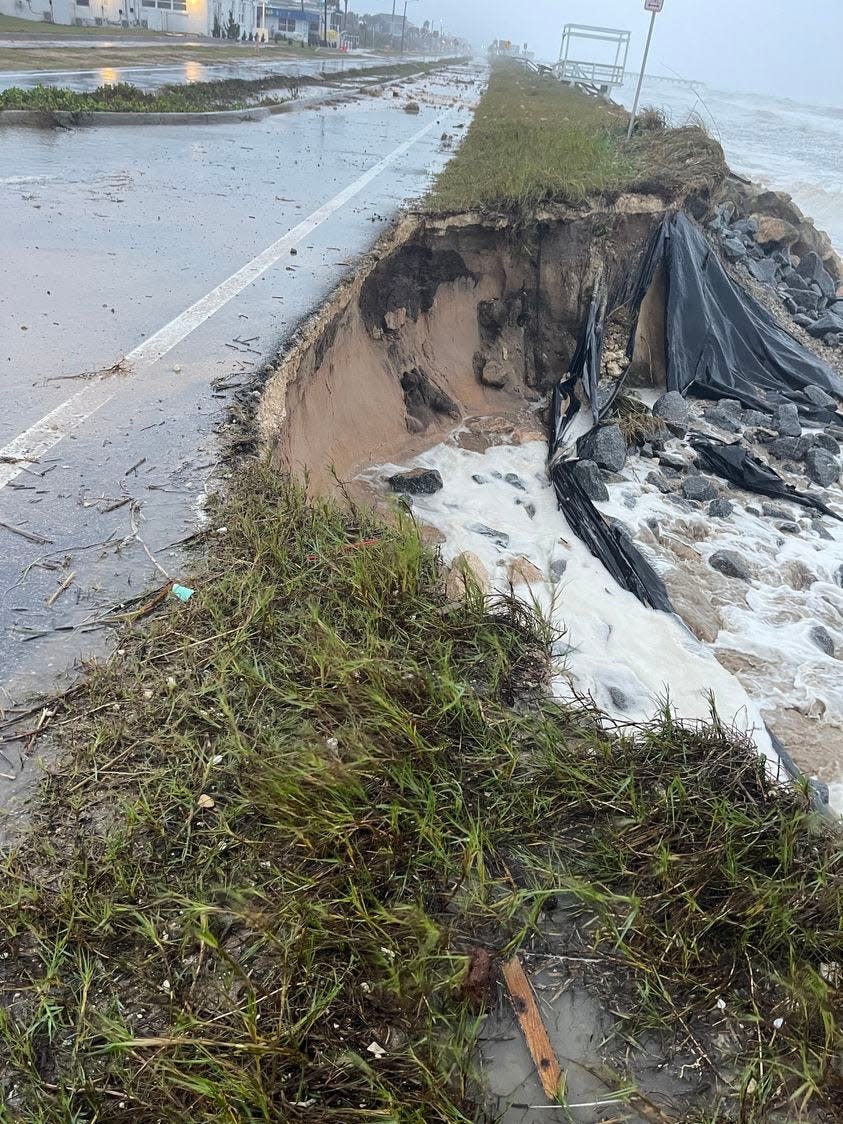 A1A in front of the Topaz Motel, 1224 S. Oceanshore Blvd. in Flagler Beach, Thursday, Nov. 10, 2022.