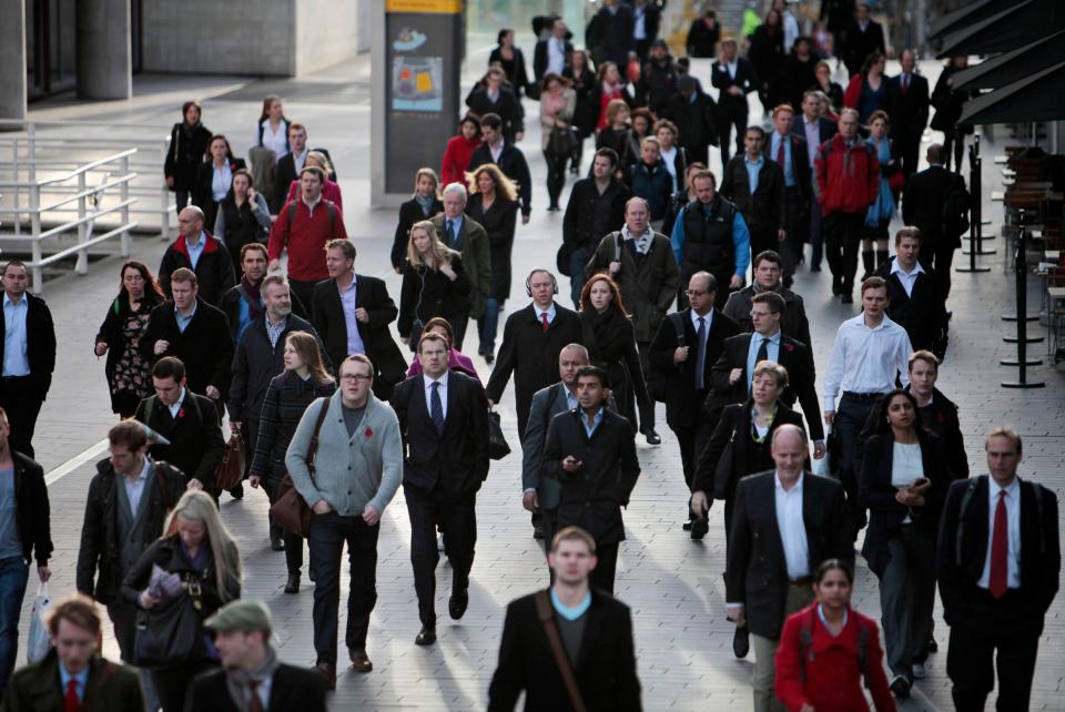 four-day working week Commuters walk to work as subway workers strike for the third time in as many months, in central London, Wednesday, Nov. 3, 2010. Nearly every line on London's Underground subway network, which carries about 3 million passengers on a typical weekday, was either suspended or disrupted. Commuters fought their way on to packed buses, biked, or just walked to work. (AP Photo/Lefteris Pitarakis)