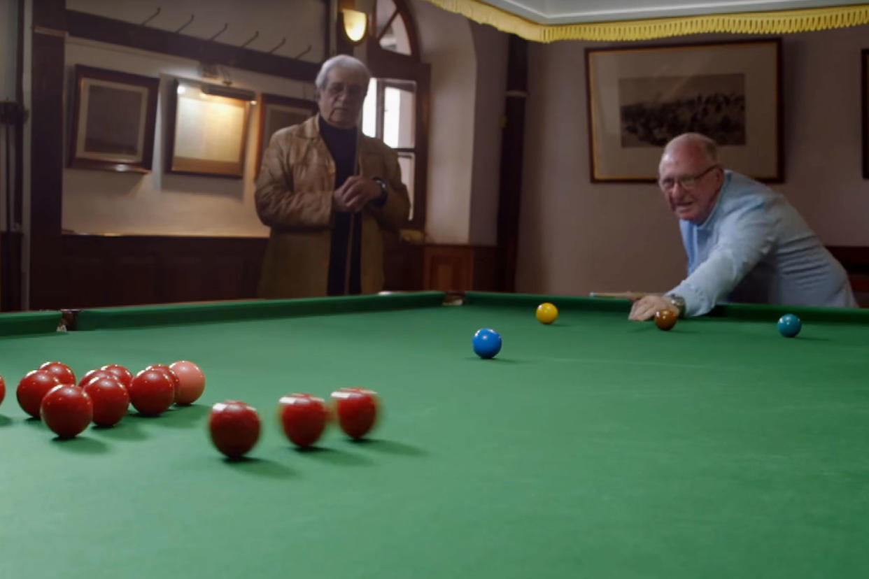 Dennis Taylor visits the Ooty Club - where snooker was born - on The Real Marigold Hotel: BBC