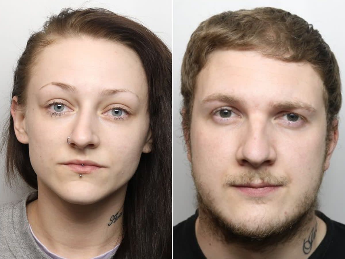 Rebecca Grocott and Joshua Collard have both been jailed (Staffordshire Police)