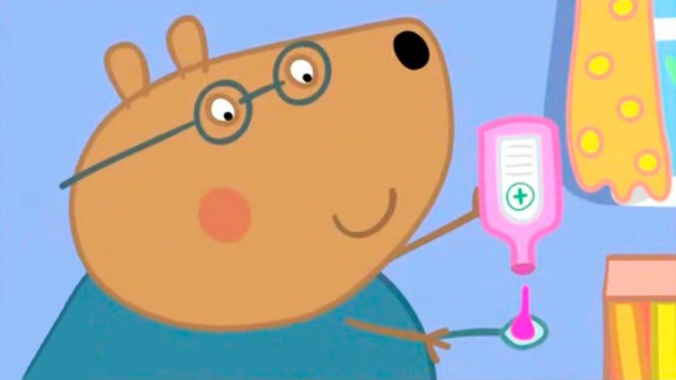 Peppa Pig has (playfully) been accused of piling pressure on GPs. (Credit: BBC)