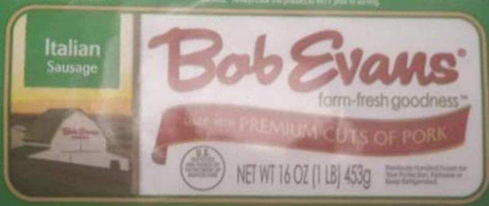 Bob Evans Italian Sausage, 1-pound chub label