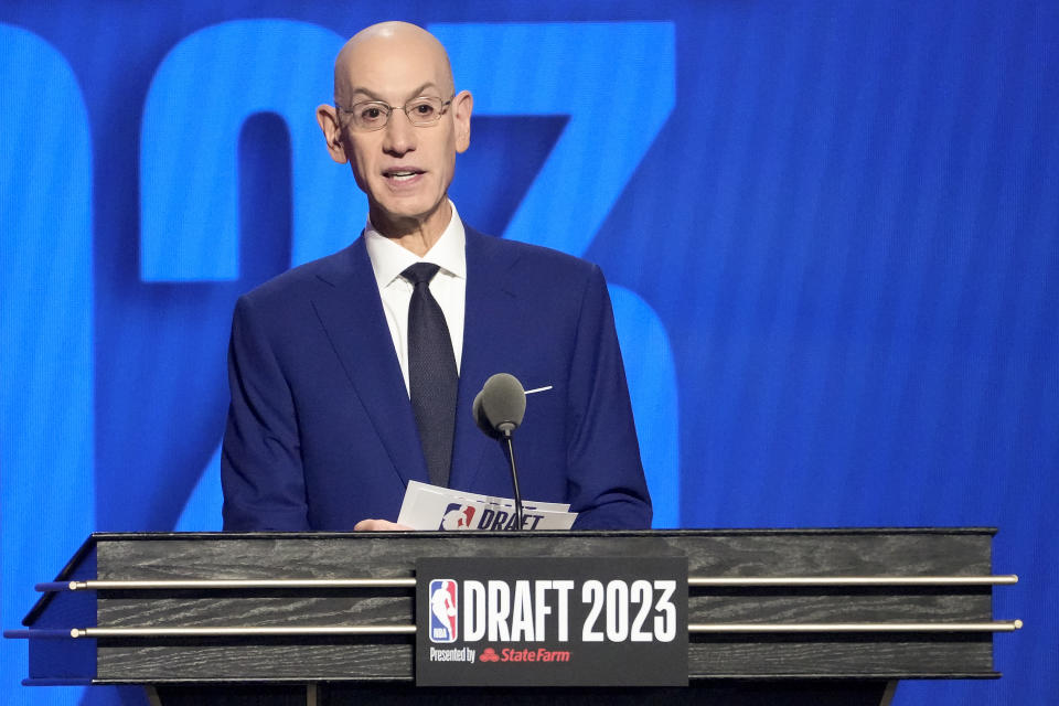 NBA commissioner Adam Silver said there aren't plans to let a sovereign wealth fund take controlling ownership of a team. 