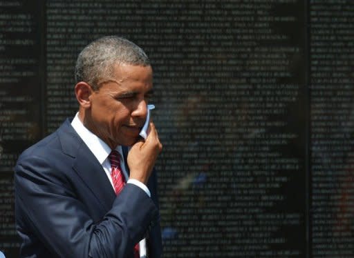 US President Barack Obama at a ceremony at the Vietnam War Memorial in Washington, DC on May 28. Obama has personally overseen a top-secret process for determining which Al-Qaeda suspects should be placed on a "kill list," the New York Times reported Tuesday. The Times said the administration had developed what it termed the "kill list" as part of a stepped-up drone war against Al-Qaeda