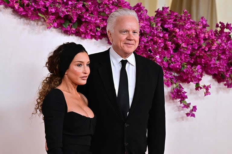 Tim Robbins y Reed Morano, en la alfombra roja de los Oscar