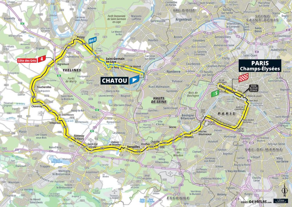 21) STAGE 21 CHATOU - PARIS CHAMPS-ÉLYSÉES (108.4km)