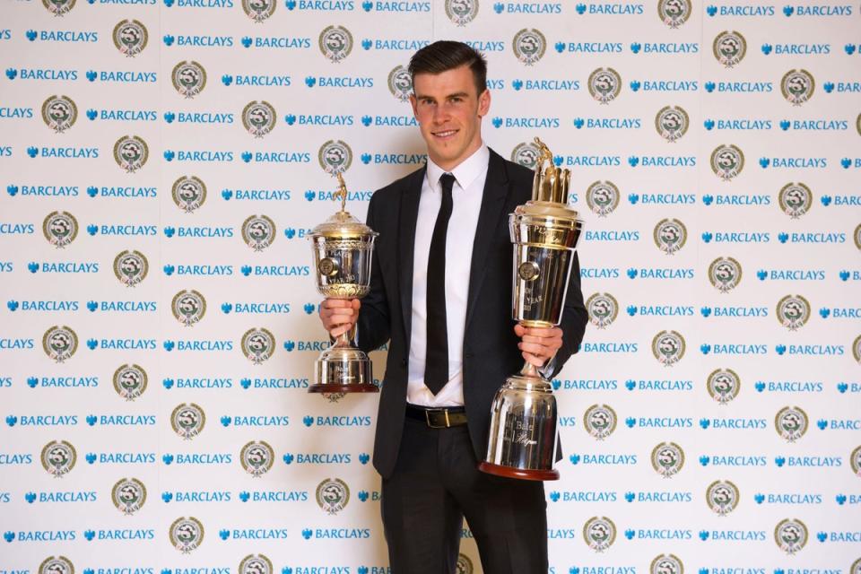Gareth Bale was named PFA Player of the Year and Young Player of the Year on this day in 2013 (PA) (PA Archive)