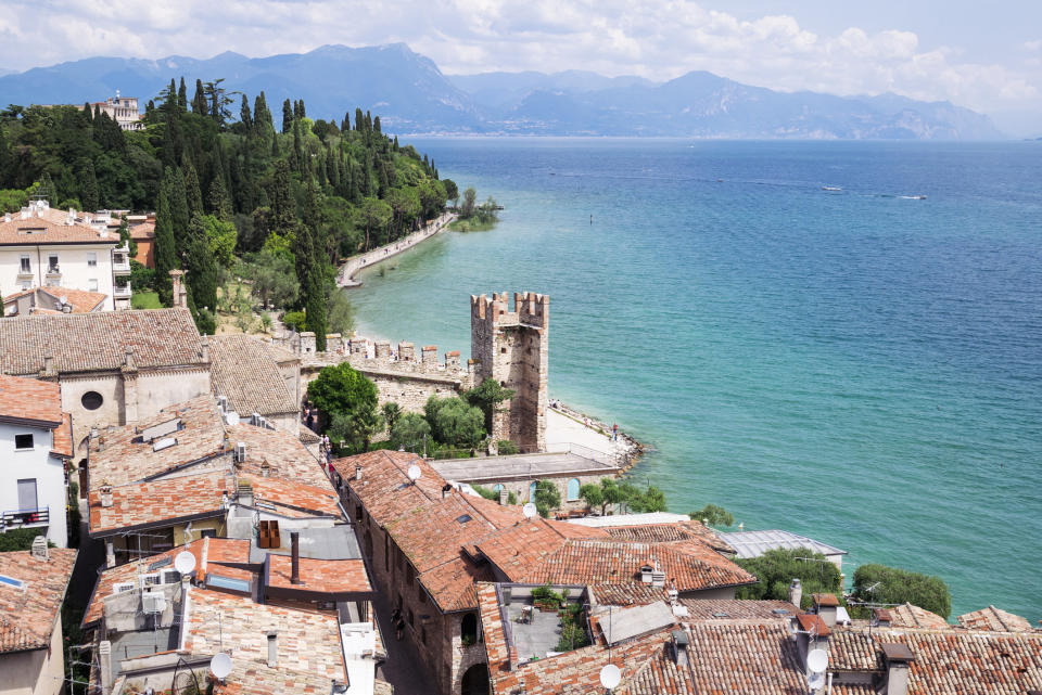 Lake Garda in Italy.