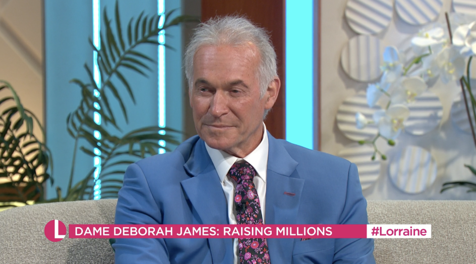 Dr Hilary Jones said Dame Deborah James had succeeded in breaking the taboos around bowel cancer. (ITV)