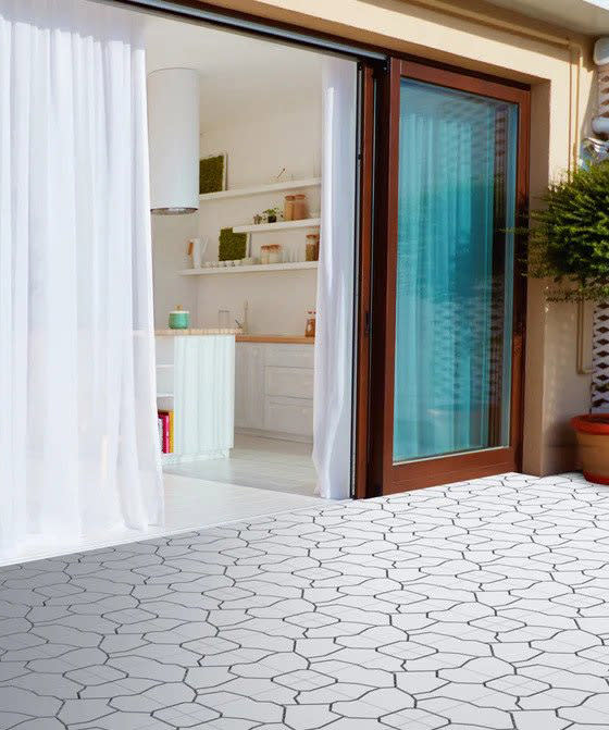 8. Go for practicality with interlocking deck tiles