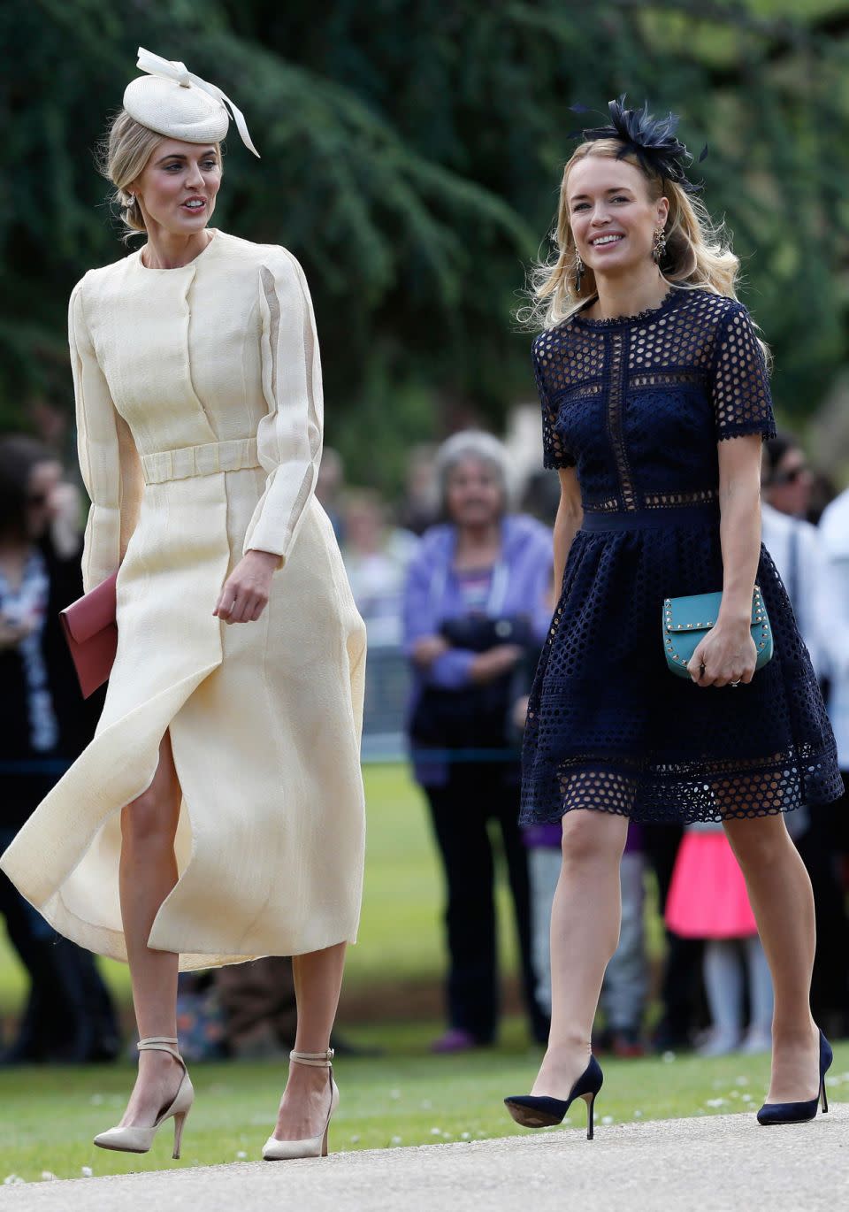 James Middleton's on-off girlfriend Donna Air (left). Source: Getty