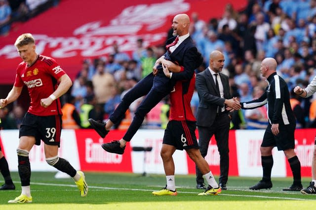 Manchester City v Manchester United – Emirates FA Cup – Final – Wembley Stadium