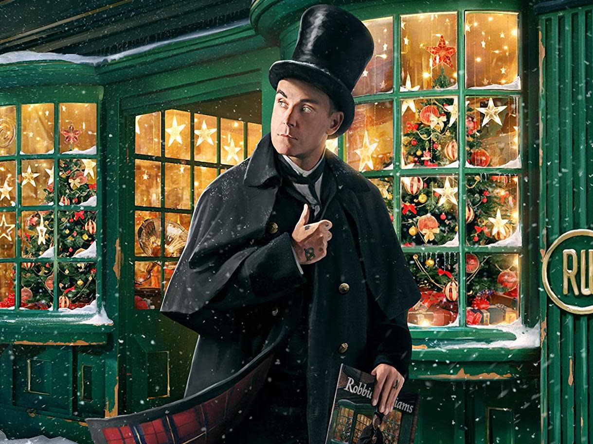 This is Robbie Williams' first Christmas album. It should probably be his last: Columbia