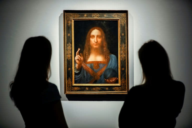 In November, Leonardo da Vinci's "Salvator Mundi" was sold to a Saudi prince for a record $450 million during an auction at Christie's in London