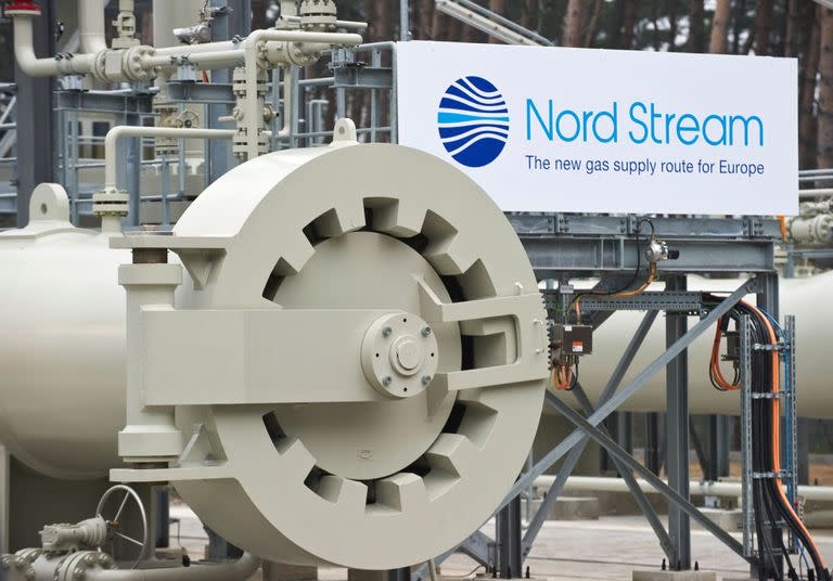 Una instalación del gasoducto Nord Stream  en Lubmin, Alemania 