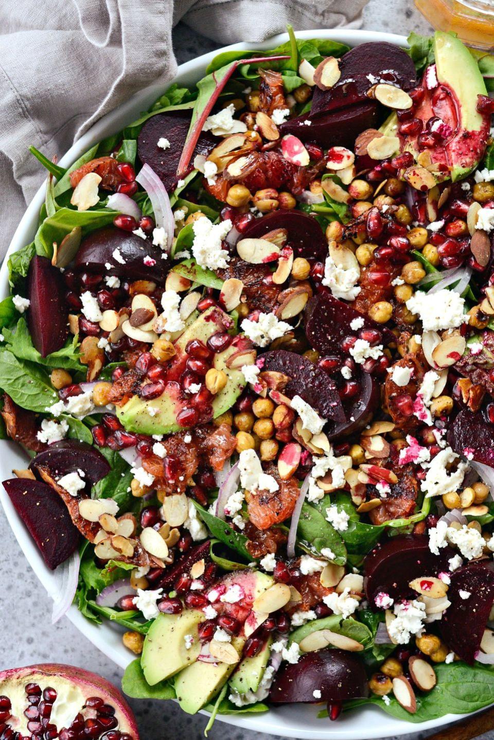 Roasted Grapefruit and Beet Salad