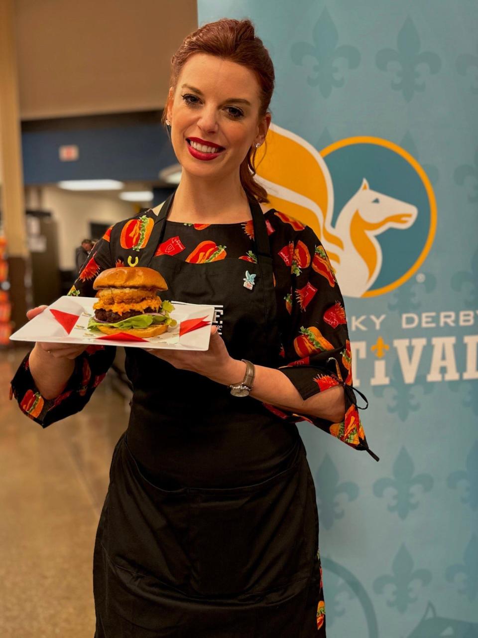 Stacy Hoehle of LaGrange was named the 2024 Derby Burger Champion.