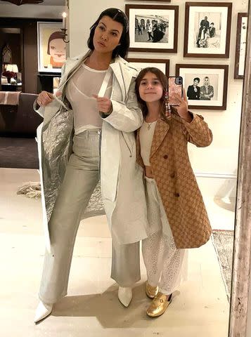 Kourtney Kardashian/Instagram Kourtney Kardashian Barker and daughter Penelope Disick