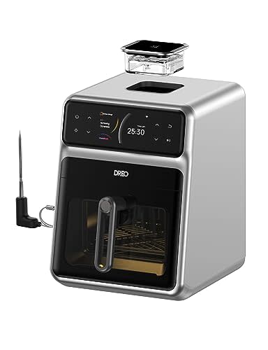 Dreo ChefMaker Combi Fryer, Cook like a pro with just the press of a button, Smart Cooker with…