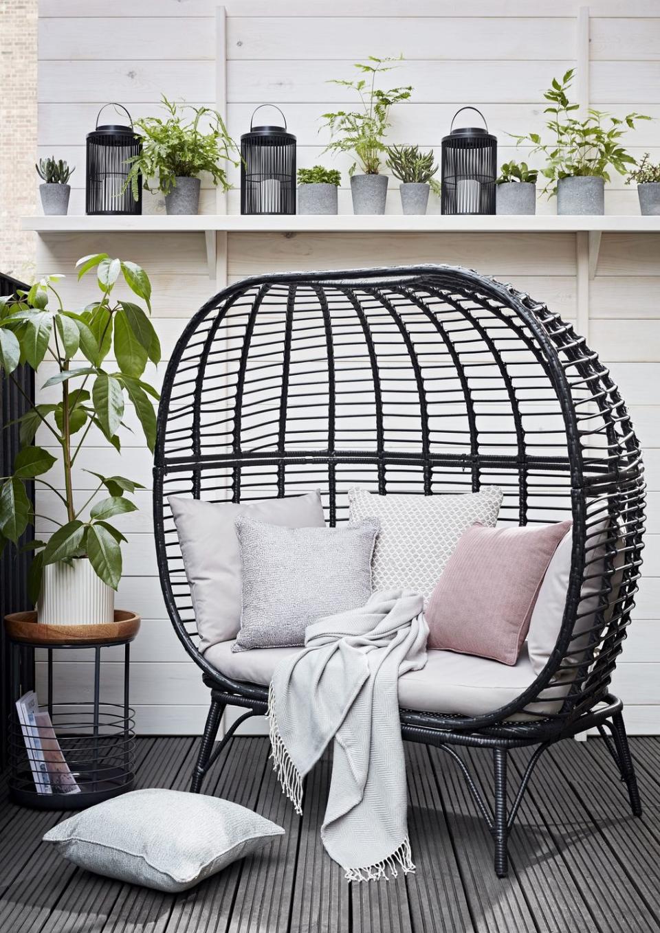 <p>'We predict the Egg Bench will be a best-selling piece, perfect for relaxing on a warm summer's eve and well-suited to fit smaller outdoor spaces. Layer up with cushions and throws to snuggle up as the night's get cooler,' explains Dipesh Radia, Furniture Buyer.</p><p><a class="link " href="https://go.redirectingat.com?id=127X1599956&url=https%3A%2F%2Fwww.argos.co.uk%2F&sref=https%3A%2F%2Fwww.housebeautiful.com%2Fuk%2Flifestyle%2Fshopping%2Fg30413787%2Fargos-home-spring-summer%2F" rel="nofollow noopener" target="_blank" data-ylk="slk:COMING SOON;elm:context_link;itc:0;sec:content-canvas">COMING SOON</a></p>