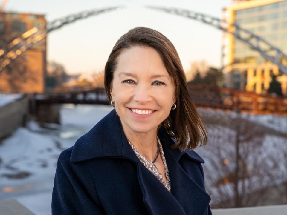 Stephanie Herseth Sandlin is the president of Augustana University in Sioux Falls.