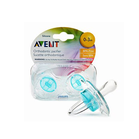 Avent Orthodontic Translucent Pacifier | $4.99 for 2 pack