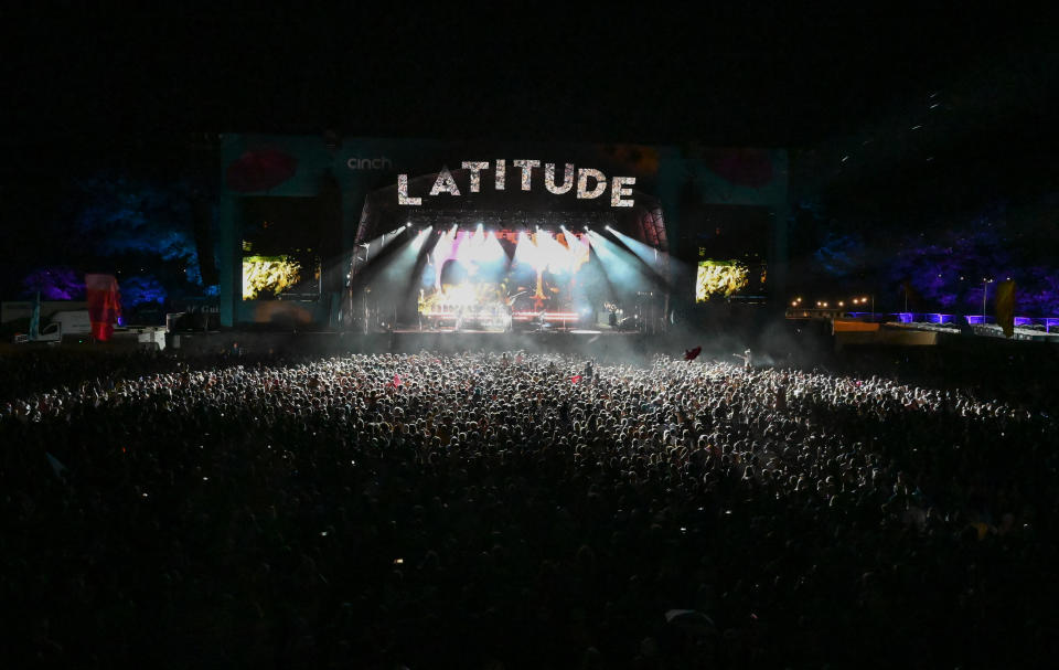 Snow Patrol perform during day four of Latitude Festival 2022. (Getty)