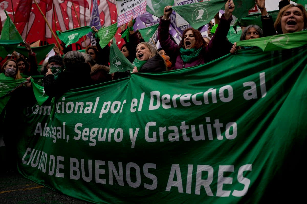 ARGENTINA-EEUU ABORTO (AP)