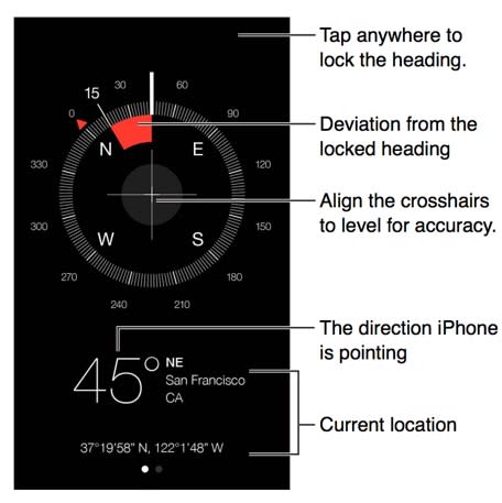 Use the compass on iPhone - Apple Support