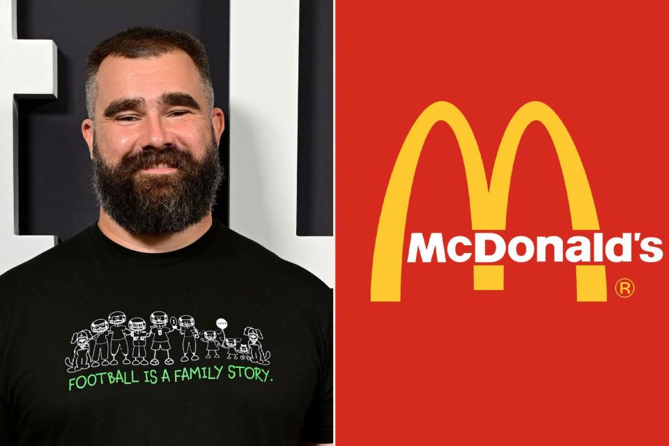 <p>Jason Kelce/instagram; mcdonald