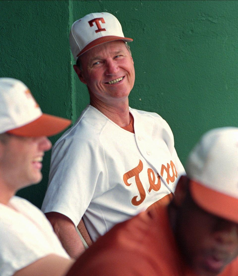 Legendary UT coach Cliff Gustafson will be honored at UFCU Disch-Falk next Thursday. Texas exes Keith Moreland and Ty Harrington will deliver eulogies. Gustafson died Monday at 91.