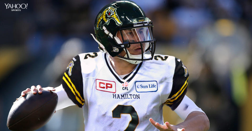 This is Johnny Manziel’s future as a quarterback for the Hamilton Tiger-Cats. (Yahoo Sports)